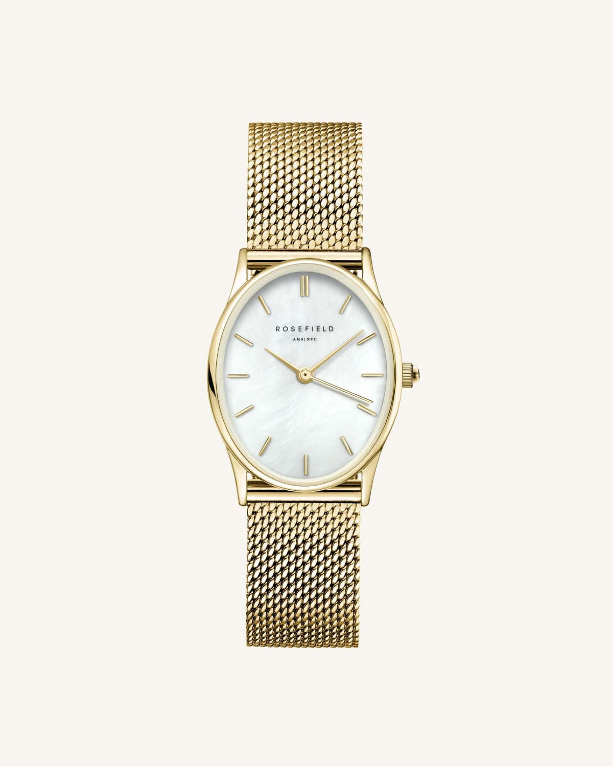 Oval Pearl Gold Mesh leftcolumn