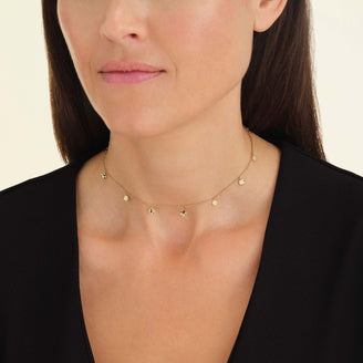 Multi Coin Choker Gold leftcolumn