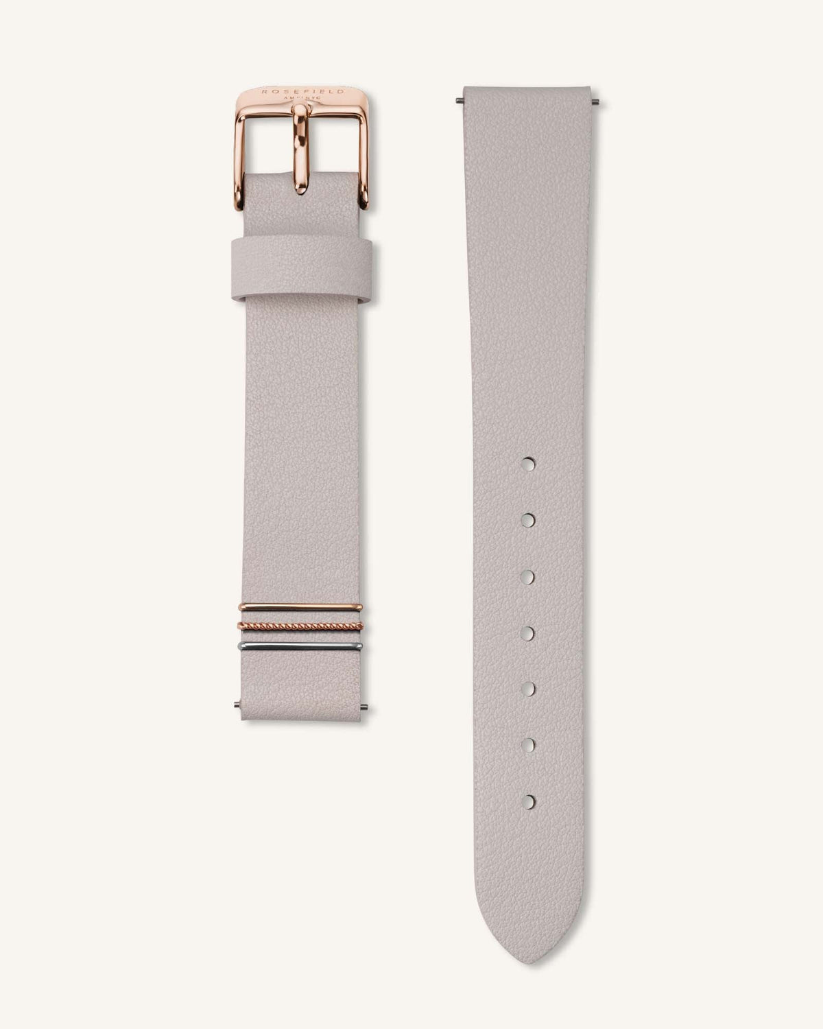 Cool Grey Rose gold Strap leftcolumn