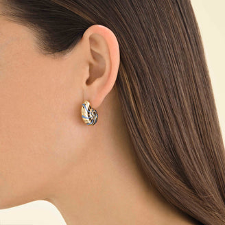 Shell Enamel Earrings leftcolumn