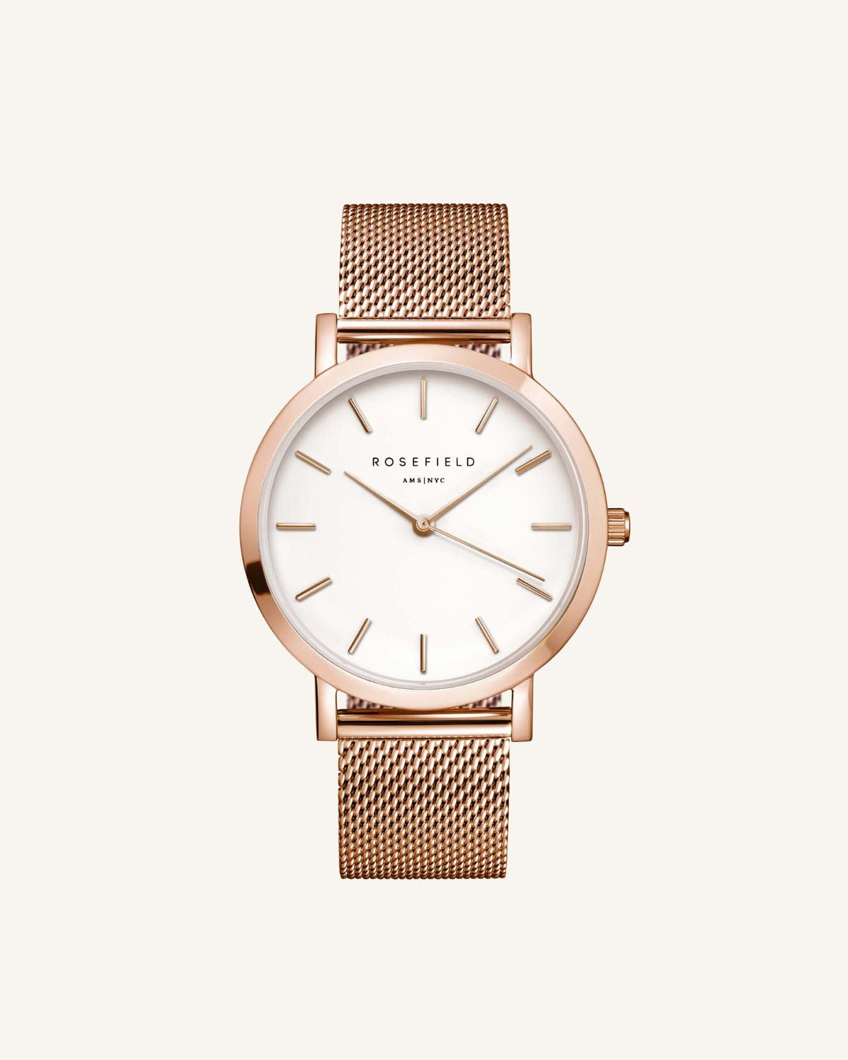 Mercer Rose Gold Mesh leftcolumn