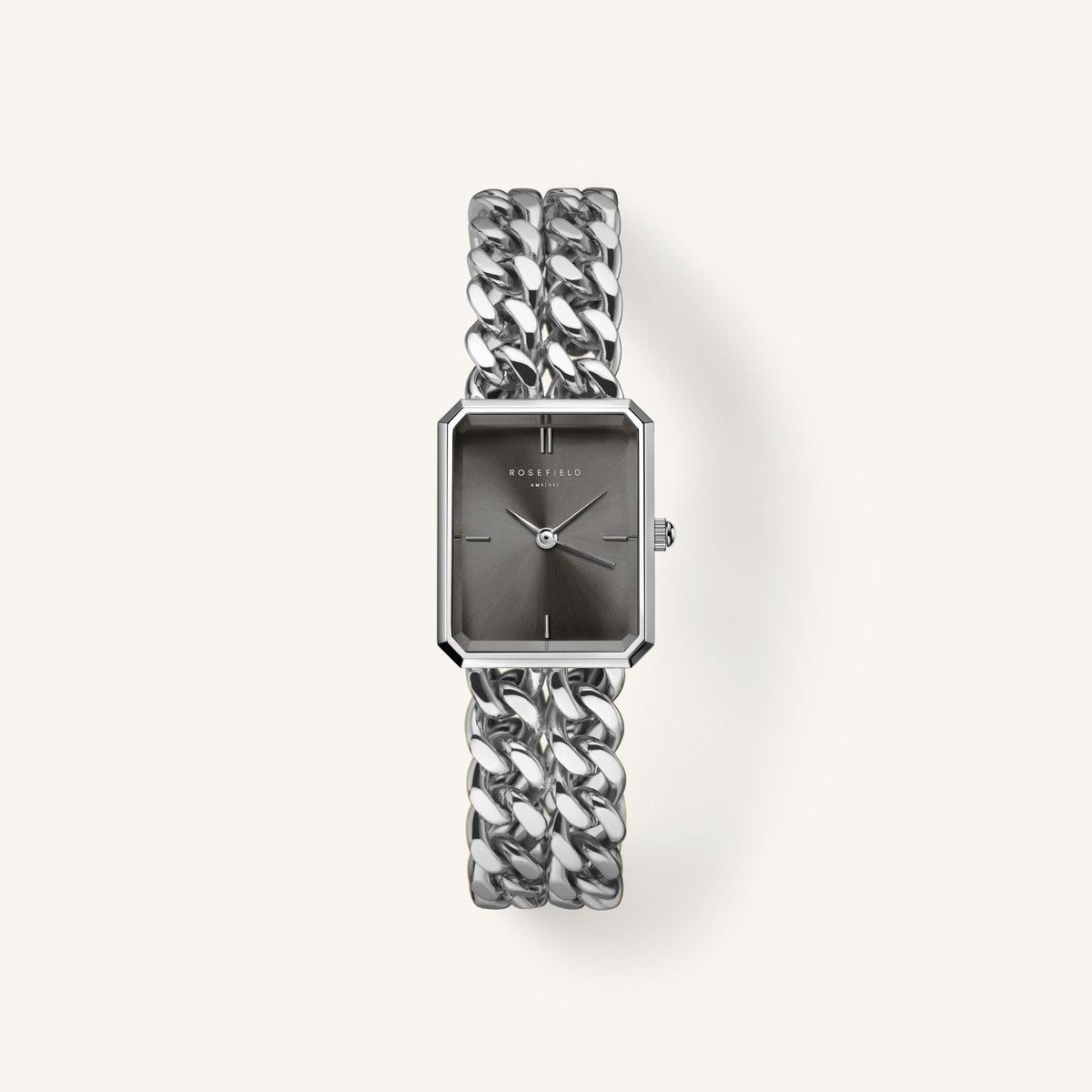 Studio Double Chain Silver leftcolumn