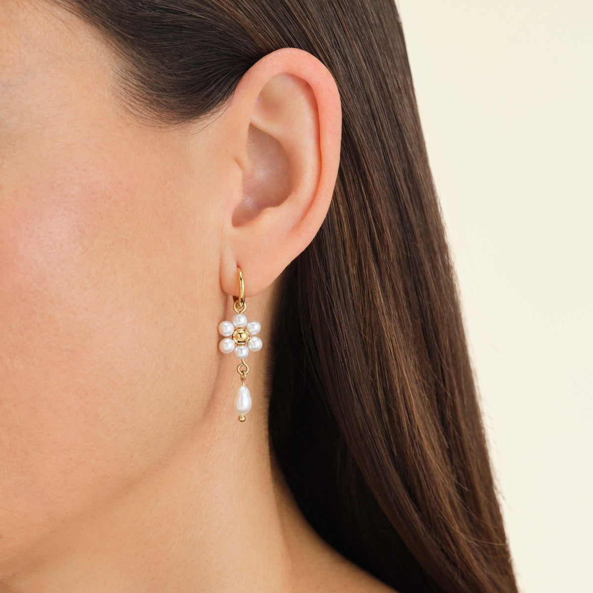 Daisy Pearl Hoops leftcolumn