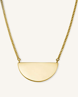 Half Moon Necklace JRINMG-J109,leftcolumn,