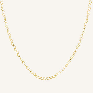 Heart Chain Necklace JNHCG-J684,leftcolumn,