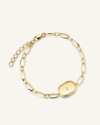 Oval Bracelet JBOIG-J487,leftcolumn