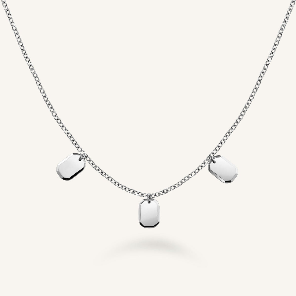 Triple Octagon Necklace JNTOS-J852,leftcolumn