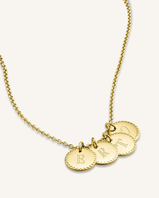 4 Coin Charm Necklace JN4CG-J517,leftcolumn,