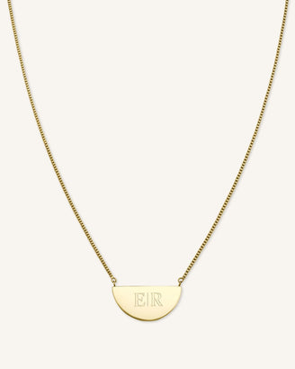 Half Moon Necklace JRINMG-J109,leftcolumn,