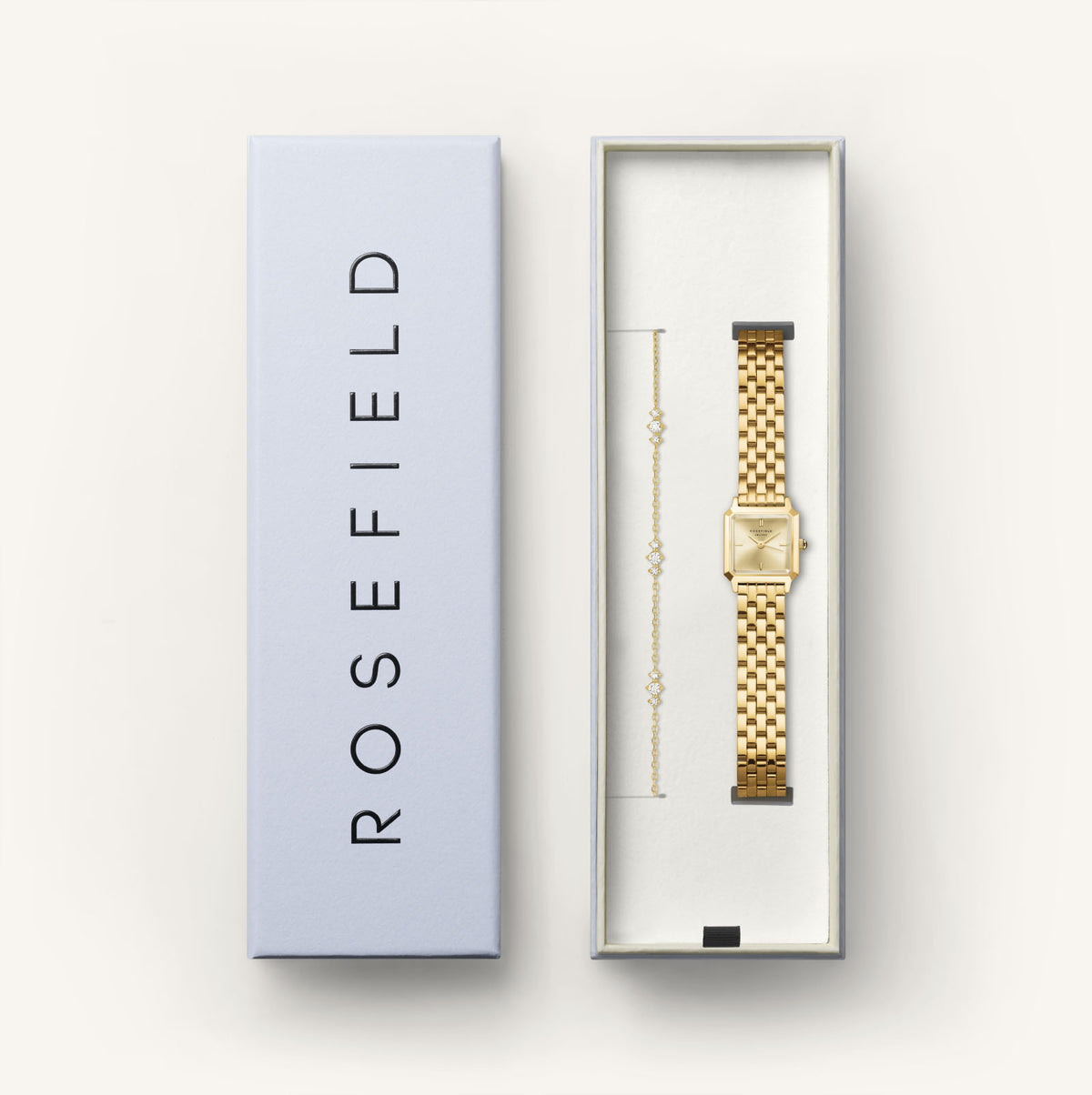 Boxelle Champagne + Triple Crystal Bracelet leftcolumn