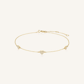 Triple Heart Pave Bracelet leftcolumn,