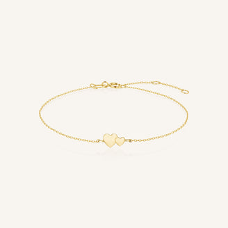 Duo Heart Bracelet leftcolumn
