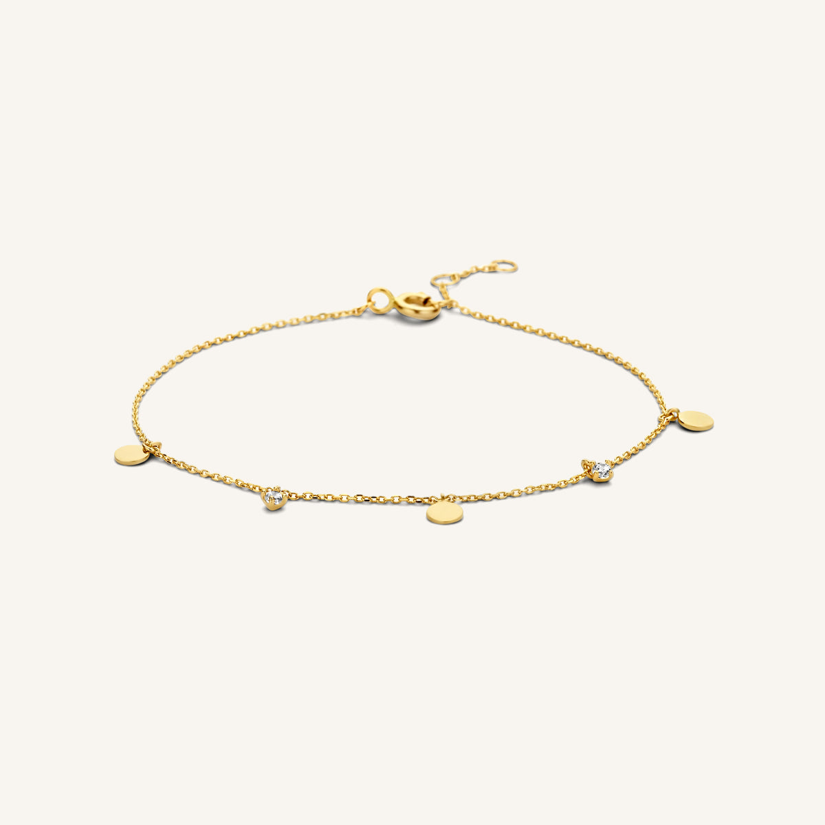 Multi Coin Zircon Bracelet leftcolumn