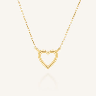 Halo Heart Necklace leftcolumn