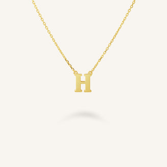 Initial Necklace H leftcolumn