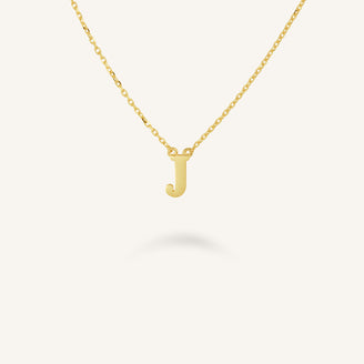 Initial Necklace J leftcolumn