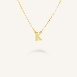 Initial Necklace K leftcolumn