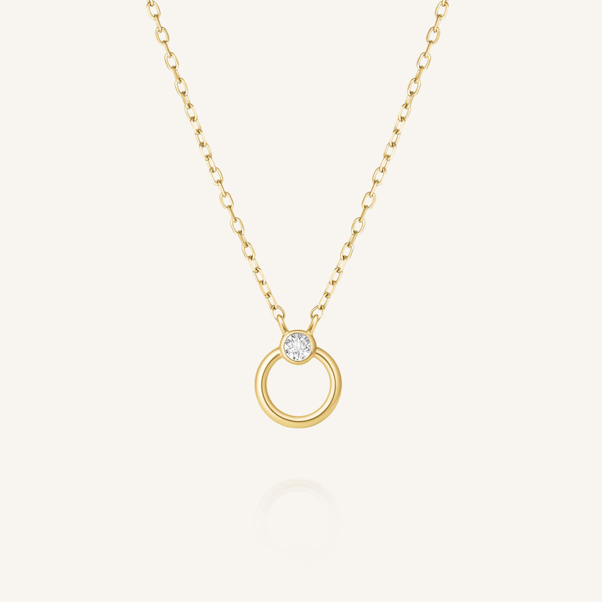 Open Circle Necklace leftcolumn,
