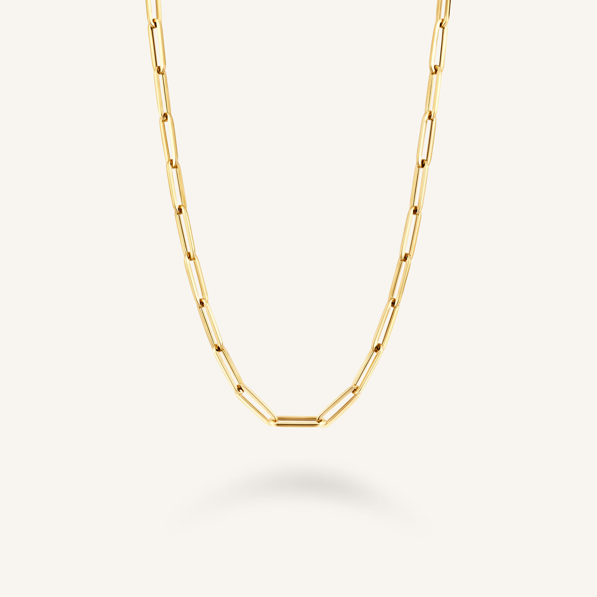 Paper Clip Chain Necklace leftcolumn