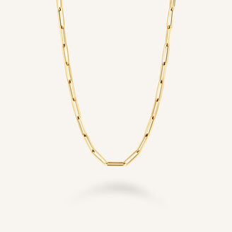 Paper Clip Chain Necklace leftcolumn