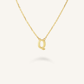 Initial Necklace Q leftcolumn