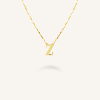 Initial Necklace Z leftcolumn