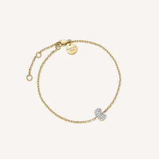 Crystal Letter E Bracelet leftcolumn