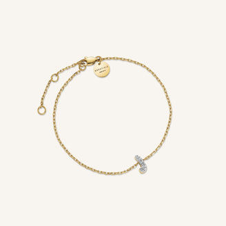 Crystal Letter J Bracelet leftcolumn