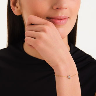 Crystal Letter K Bracelet leftcolumn