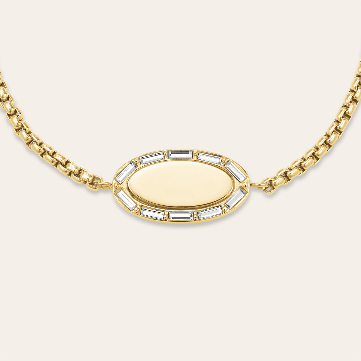 Oval Baguette Bracelet JBOBG-J1151, leftcolumn