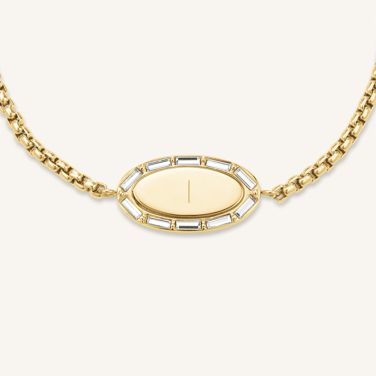 Oval Baguette Bracelet JBOBG-J1151, leftcolumn