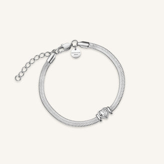 Snake Heart Bracelet Silver JBSWS-J1011,leftcolumn