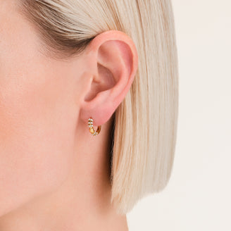 Crystal Loop Huggies leftcolumn