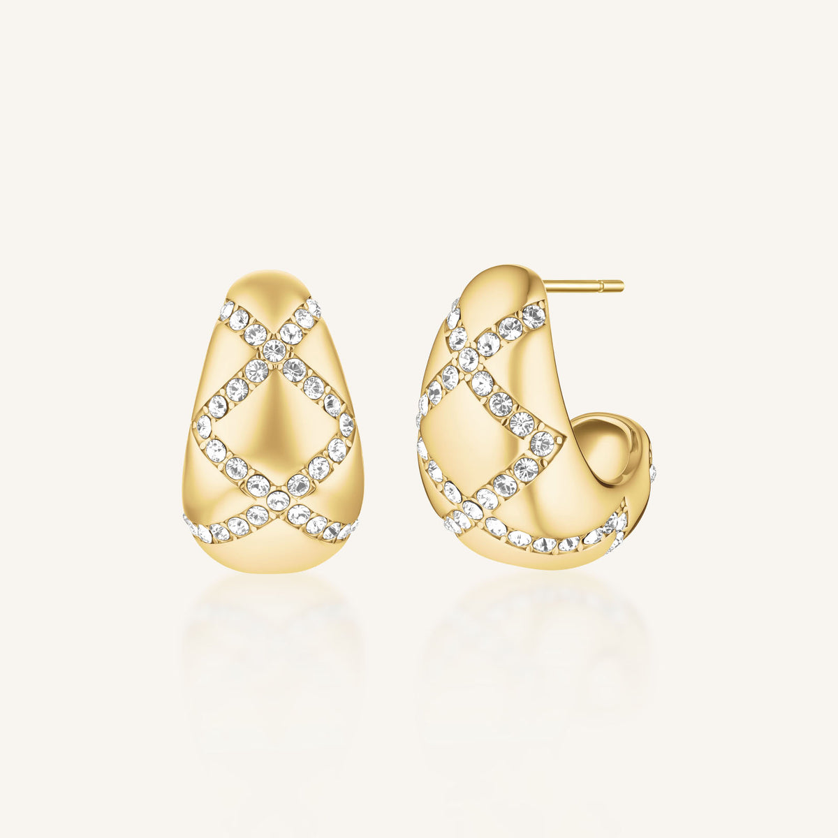Pave Star Earrings leftcolumn