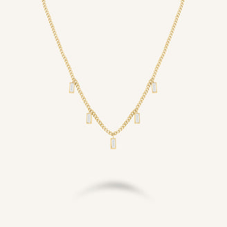 Baguette Necklace leftcolumn,