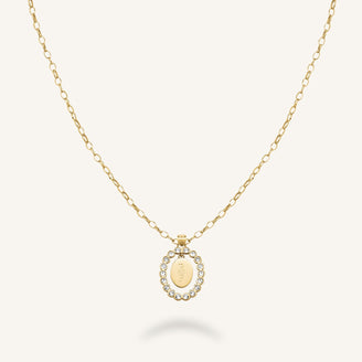 Oval Pendant Necklace JNCFG-J1145, leftcolumn