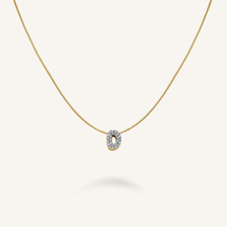 Crystal Letter D Necklace leftcolumn