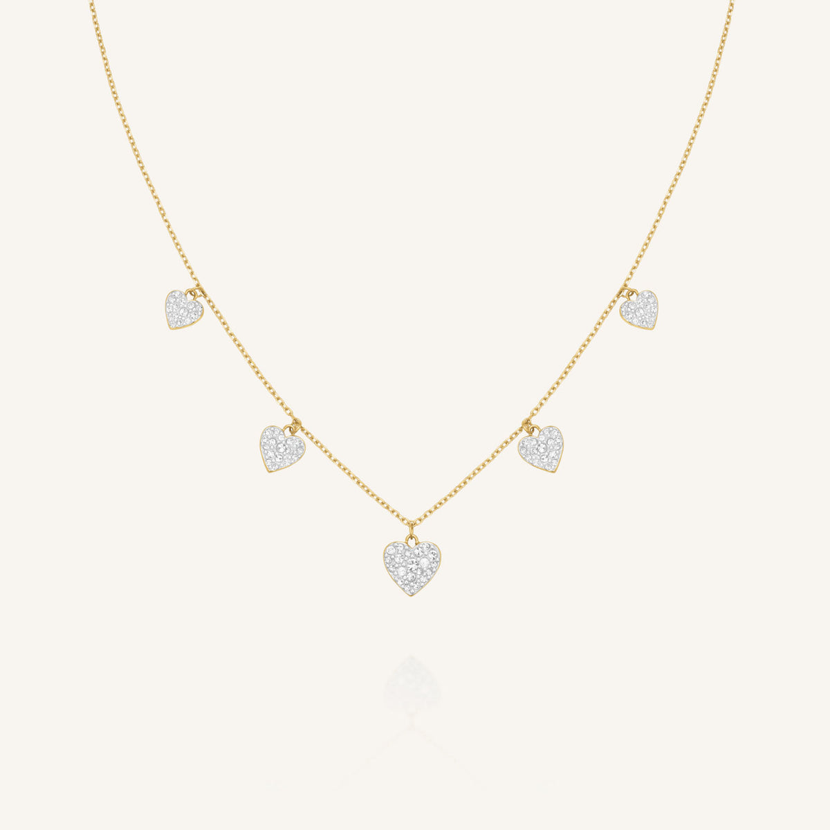 Multi Hearts Necklace leftcolumn