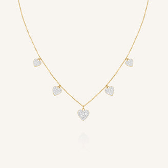 Multi Hearts Necklace leftcolumn