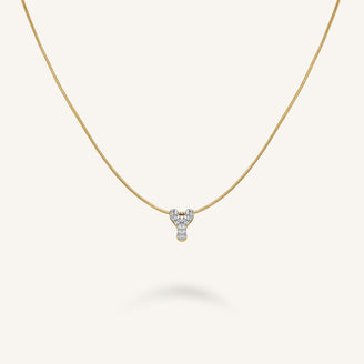 Crystal Letter Y Necklace leftcolumn