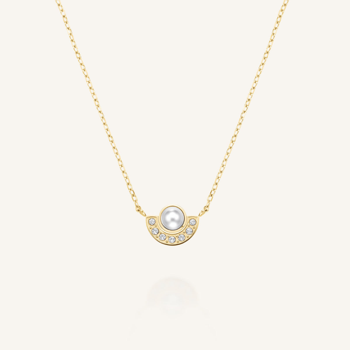 Pearl Halo Necklace leftcolumn