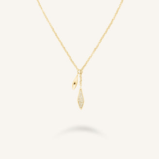 Pave Lariat Necklace JNPLG-J1233,leftcolumn,