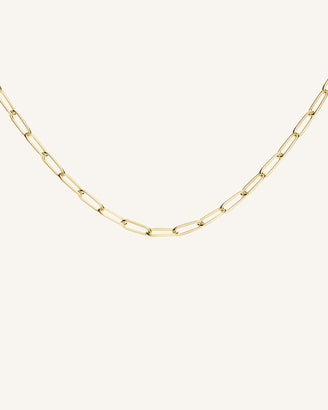 Rectangular Chain Necklace JNRCG-J564,leftcolumn