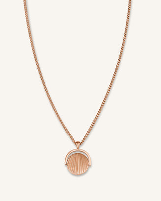 Necklace Twisting Sunray Coin Pendant leftcolumn,JTNCRG-J449