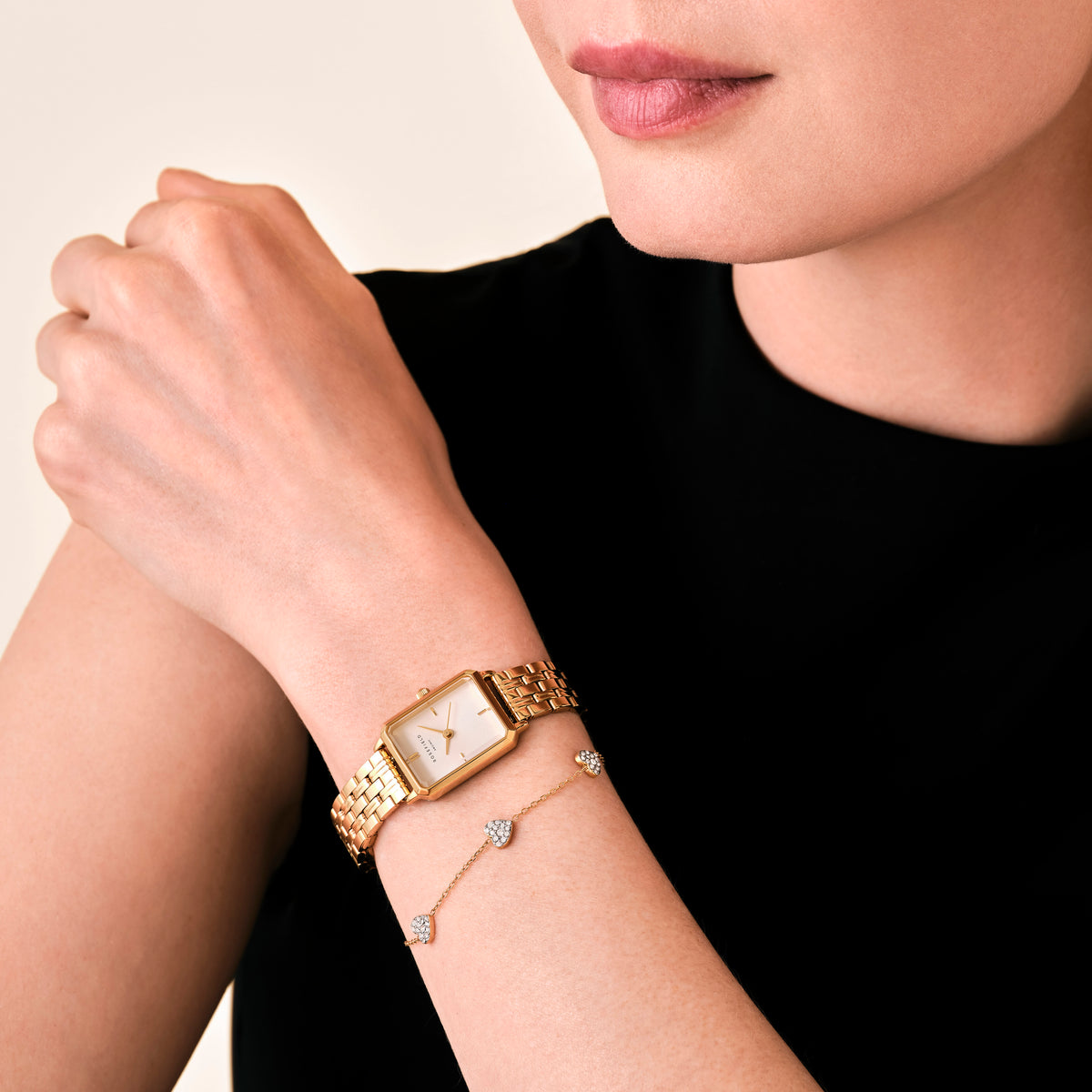 Octagon XS + 3 Hearts Bracelet leftcolumn