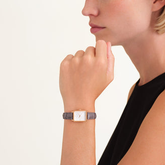 Octagon XS Grey Leather Octagon XS Grey Leather