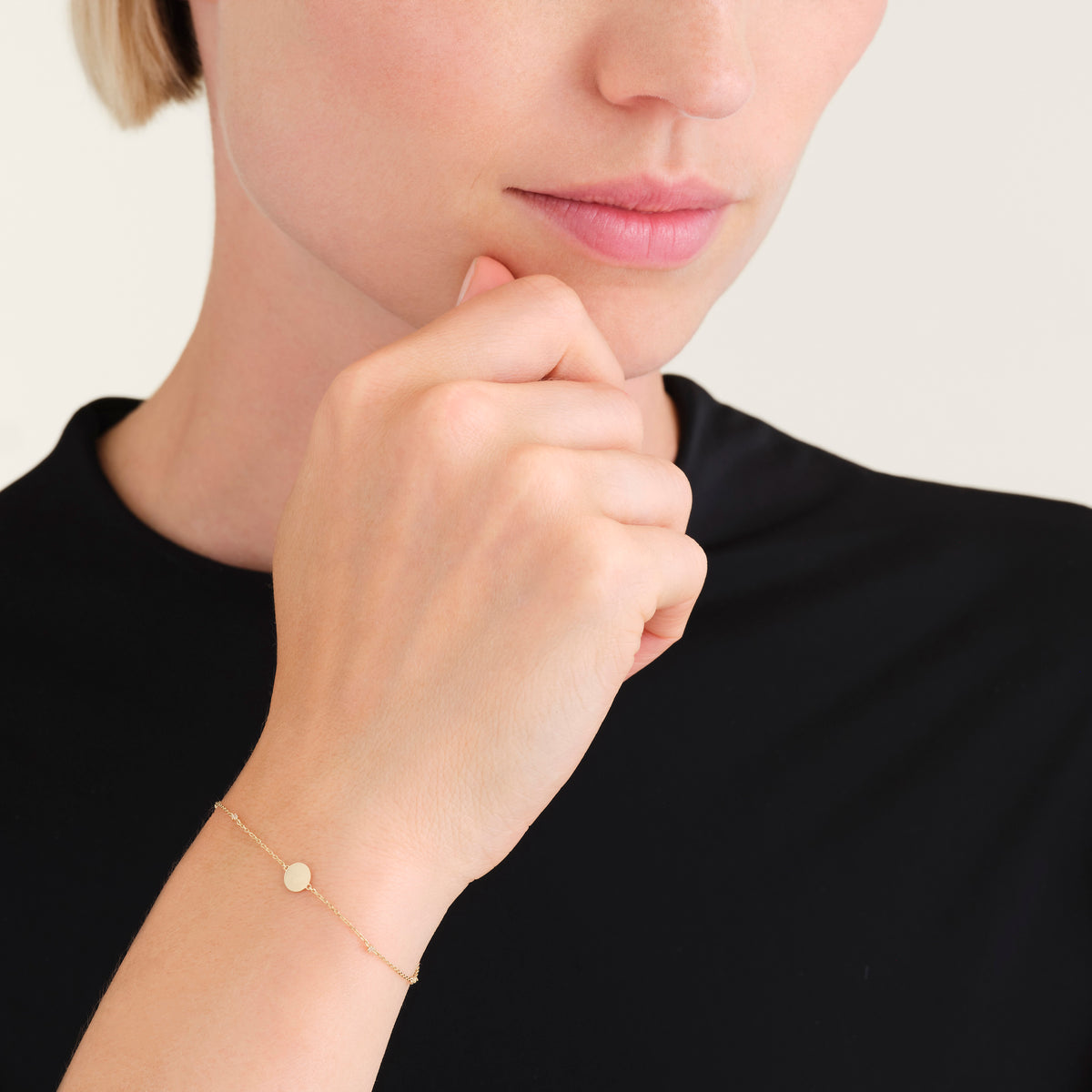 Coin Zircon Bracelet leftcolumn