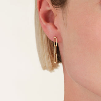 Paperclip Dangle Studs leftcolumn