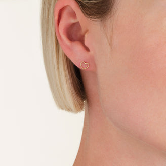 Dotted Heart Studs leftcolumn