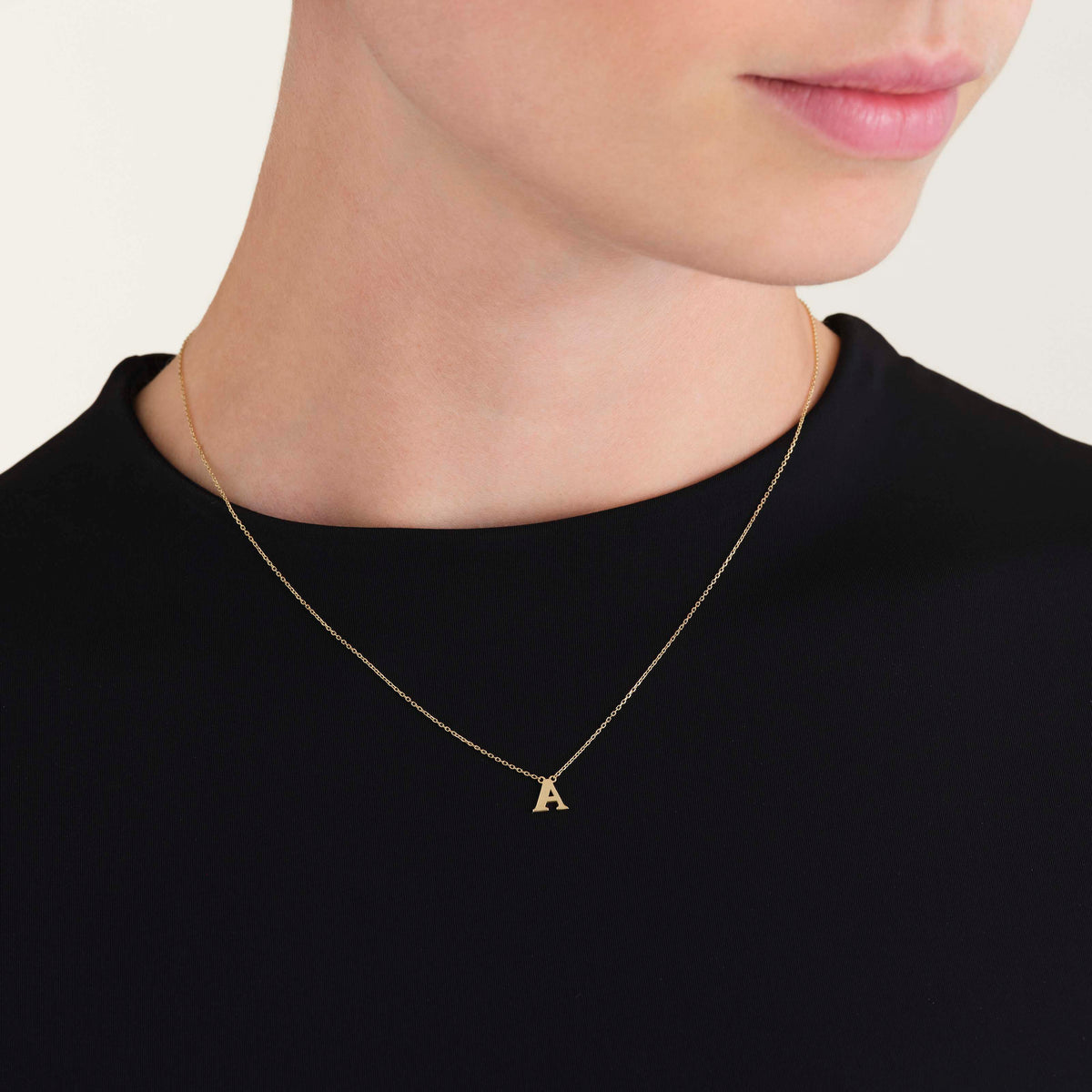 Initial Necklace A leftcolumn